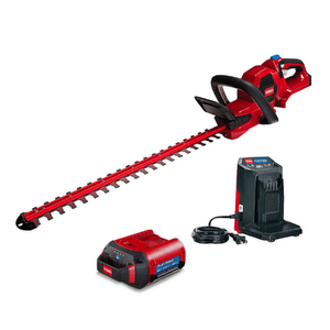 lot 10005 image: Toro Flex-Force 60V 24 Cordless Hedge Trimmer w2.5Ah Battery & Charger - Retail $398