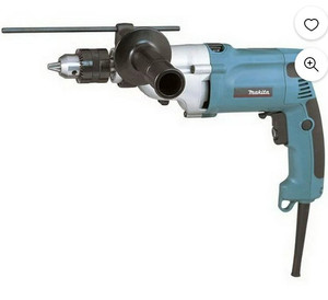 lot 10019 image: Makita Hammer Drill, 34 Inch, 6.6 Amp, 2-Speed, Rev., case, HP2050