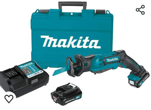 lot 10021 image: Makita RJ03R1 12V Max CXT Lithium-Ion Cordless Recipro Saw Kit