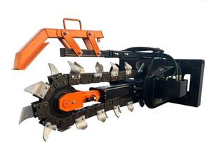lot 3090 image: Unused 2024 Skid Steer Trencher Model ECSSCT72