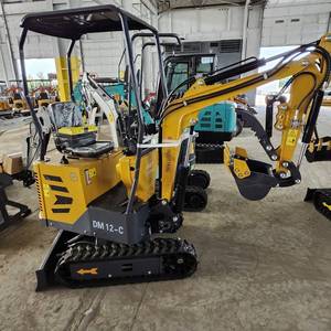 lot 3108 image: Unused AGT 1 Ton Mini Excavator DM12-C (Yellow)