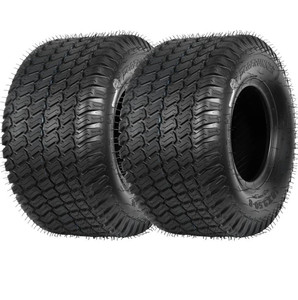 lot 10044 image: WEIZE 18x9.50-8 Lawn Mower Tire, 18x9.5-8 Lawn Tractor Tire, 18x9.5x8 Utility Cart Turf Tires, 4 PR Tubeless, 1040lbs Capacity, Set of 2