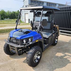 lot 515 image: New Rover Electric Lead Acid Battery Golf Cart 1530 (Blue)