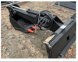 lot 1970 image: Unused 2024 Suihe&nbspHydraulic Backhoe Attachment with 12 Bucket Fits Skid Steer Quick Attach