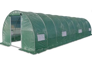 lot 780 image: Unused TMG Industrial 10 x 30 Tunnel Greenhouse Grow Tent wRipstop Leno Cover, Cold Frame, Roll-Up Mesh Windows, Round Top Roof, TMG-GH1030R