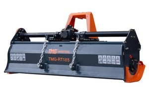 lot 793 image: Unused TMG Industrial 72 3-Point Hitch Rotary Tiller, 40-60 HP Tractor, 6 Tilling Depth, PTO Shaft Included, Category 1 & 2 Hookup, TMG-RT185