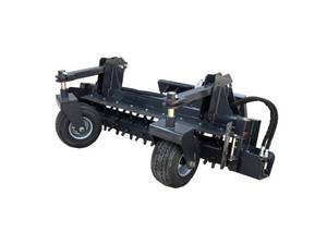 lot 2574 image: Unused Wolverine Skid Steer Power Rake PR-12-72W