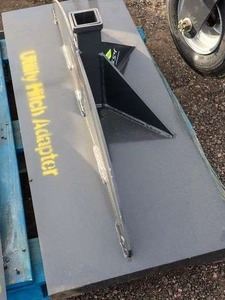 lot 2577B image: Unused Wolverine Skid Steer Utility Hitch Adapter 2 Receiver