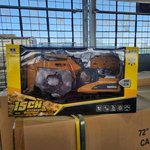 lot 3706B image: Huina Remote Control Toy 15 CH Excavator