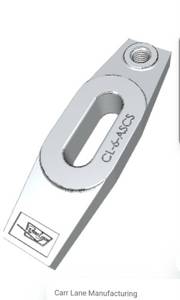 lot 18512 image: CL-6-ASCS  � Aluminum Clamp Straps � Straight SET OF 15 CLAMPS