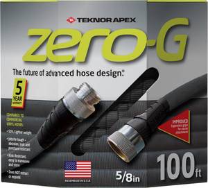 lot 18520 image: zero-G 4001-100 Garden Hose, 58 x 100, Gray retails $60