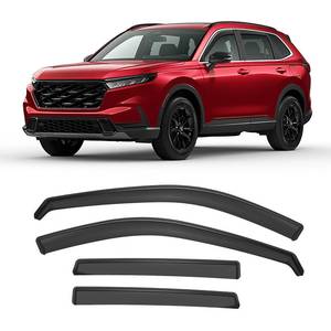 lot 18559 image: ACLONG Black Rain Guards Window Visor Compatible with 2023 2024 CR-V (CRV) EX EX-L Sport Hybrid Touring in-Channel, Side Shatterproof Sun Visor, Window Deflectors, Vent Deflectors, 4-Piece Set