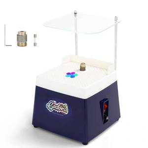 lot 18561 image: Godora Stained Glass Grinder, Mini Stained Glass Kit with 58 & 1 Grinder Bits, Widely Used for Glass Processing Arts and Decoration(UNTESTED) - Retail $125.38