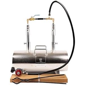 lot 18573 image: USA Cast Master Elite Portable Double Burner Propane Forge Blacksmith Farrier Caster Deluxe KIT Jewelry Large Capacity Knife and Tool Making (B087RTKJLH)