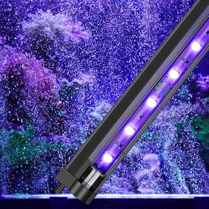 lot 18577 image: fishkeeper Submersible Fish Tank Light with Air Bubble Hole, 9W Aquarium Light Bubbler for Aquarium Tank, Color Changing Brightness Adjustable, Fish Tank Accessories Aquarium Bubbler Wall (44.7)