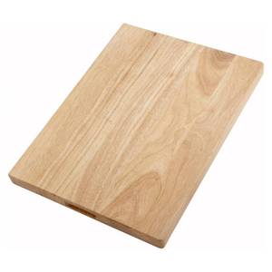lot 18591 image: Winco WCB-1824 Wooden Cutting Board, 18-Inch by 24-Inch by 1.75-Inch, Medium, Tan
