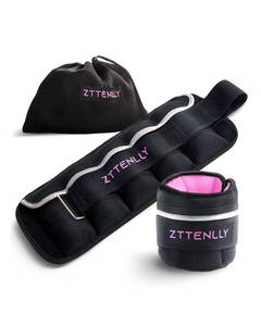 lot 18599 image: ZTTENLLY 510151820lbs Pair Adjustable Ankle Weights with Carry Bag Sets for Women Men Kids To Running, Walking, Fitness Training, Yoga,
