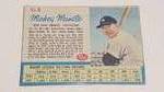 1962 Post Cereal Mickey Mantle Vintage New York Yankees Legend Baseball Card