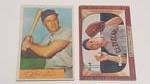 Ralph Kiner 1954 & 1955 Bowman Baseball Cards Cleveland Indians HOFer