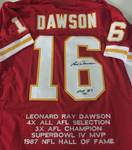 Signed Len Dawson Kansas City Chiefs #16 