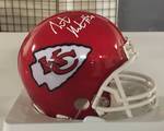 Signed Justin Houston #50 Kansas City Chiefs Mini Helmet w/CJ Sports Authentication