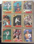 Complete Mint 1987 Topps & Topps Traded Baseball Card Sets 792 Topps & 132 Traded Set in a Nice Binder & Pages Rookies of Barry Bonds, Bo Jackson, Greg Maddux w/Bonus Mini Set
