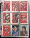 Complete Mint 1988 Topps & Topps Traded Baseball Card Sets 792 Topps & 132 Traded Set in a Nice Binder & Pages Rookies of Tom Glavine, Mark Grace, & more