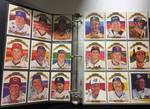 Complete Mint 1982 Donruss Baseball Card Set in Nice Binder and Pages 660 Total Cards With Mint Cal Ripken Jr Rookie Card