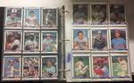 Mint 1984 Fleer Baseball Cards in Nice Binder and Pages Set Missing Mattingly Rookie Card