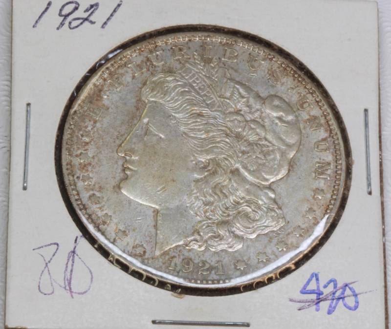 lot 4020 image: 1921 Silver Dollar