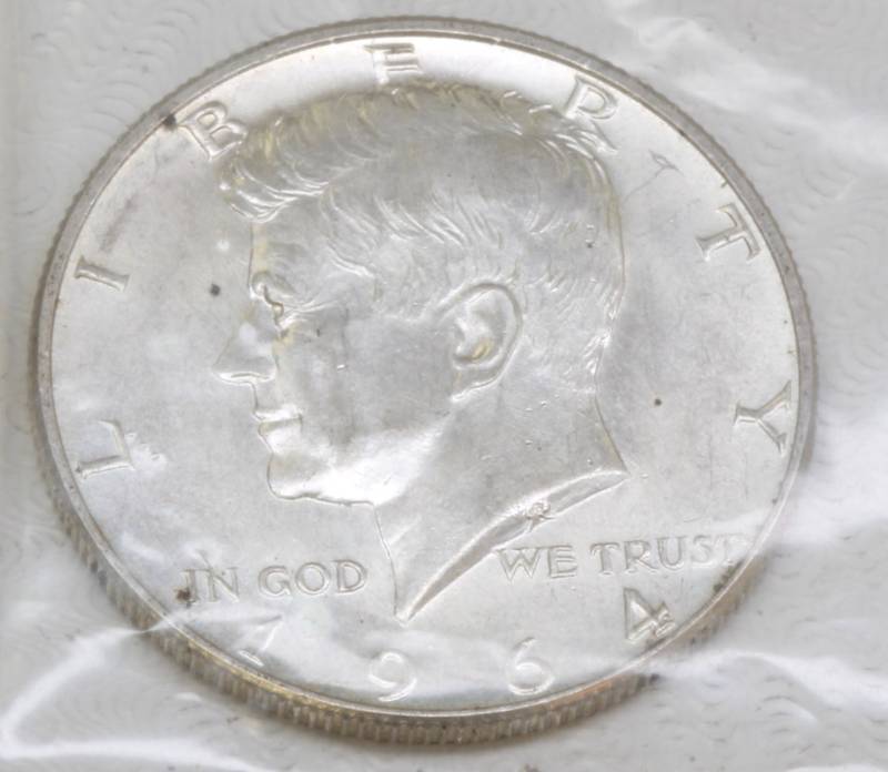 lot 4021 image: 1964 Kennedy half dollar