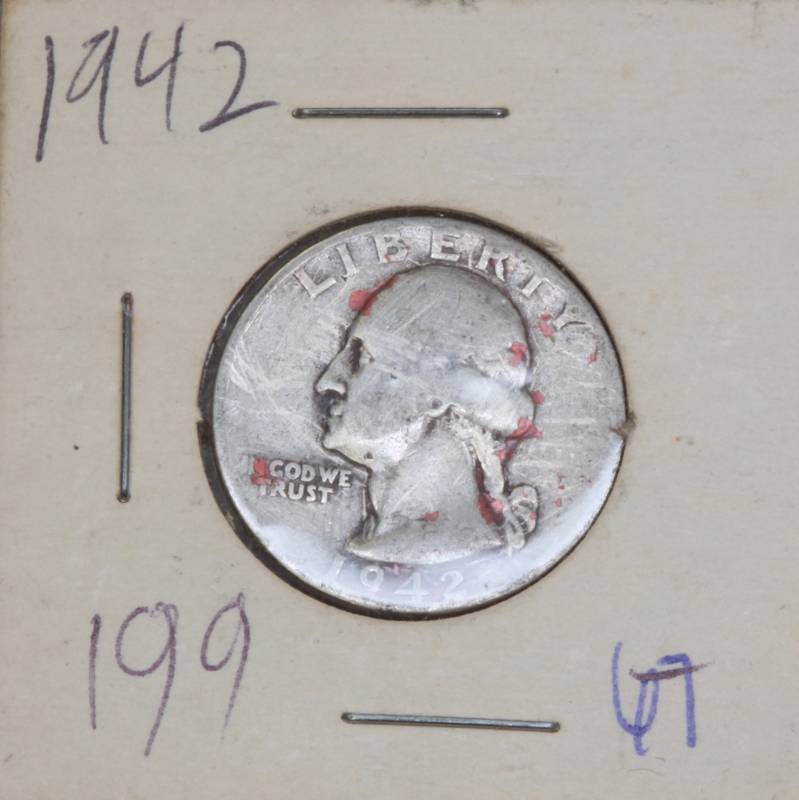 lot 4028 image: 1942 quarter