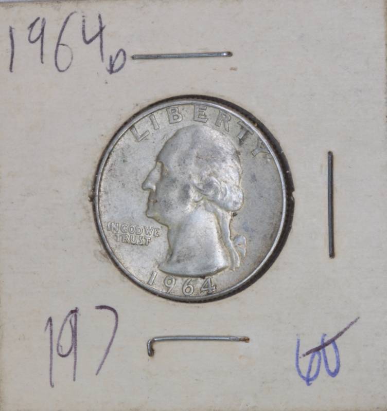 lot 4030 image: 1964D quarter