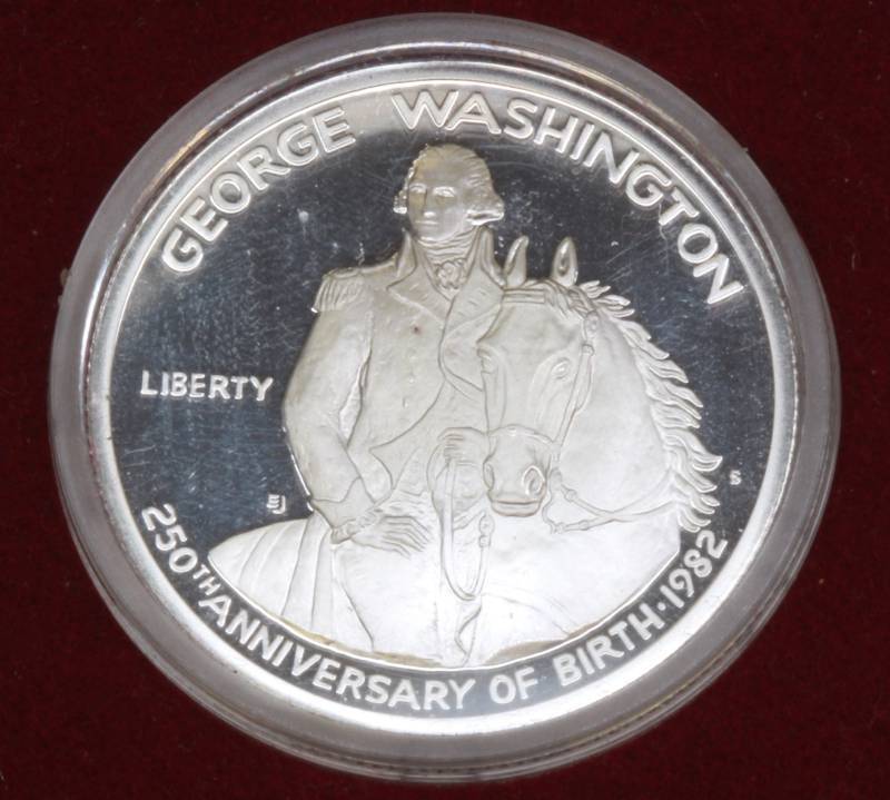 lot 4041 image: 250th anniversary silver half dollar