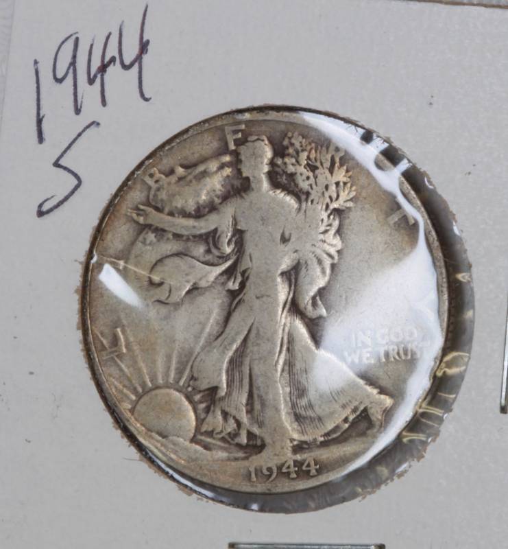 lot 4047 image: 1944S Walking Liberty