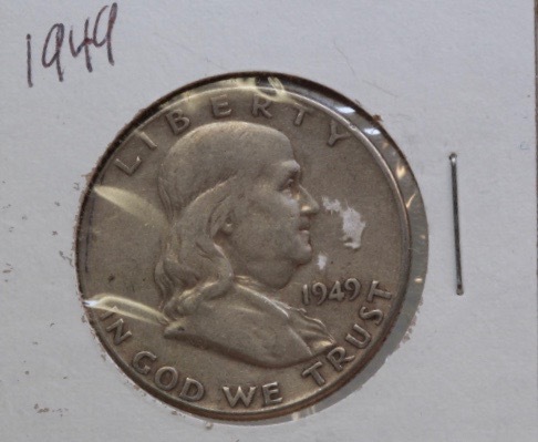 lot 4065 image: 1949 Franklin half dollar