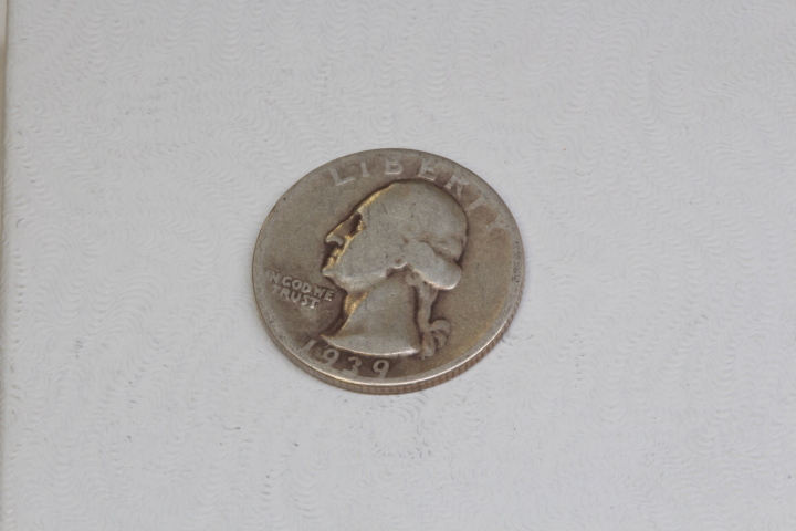 lot 4077 image: 1939 Silver Quarter