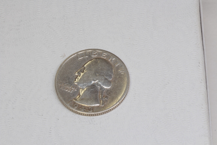 lot 4080 image: 1943 Silver Washington Quarter