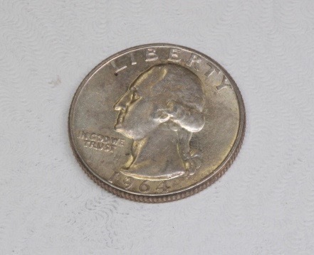 lot 4084 image: 1964 Silver Washington Quarter