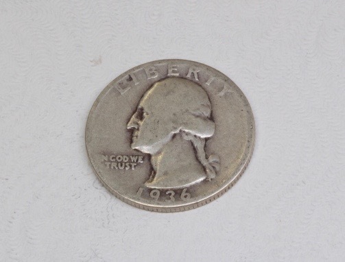 lot 4085 image: 1936 Silver Washington Quarter