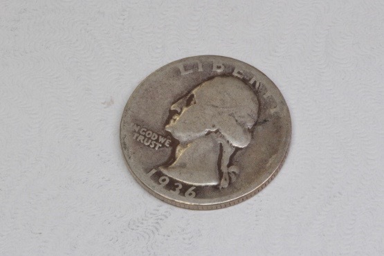 lot 4087 image: 1936 Silver Washington Quarter