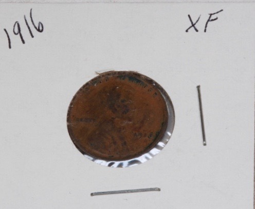 lot 4094 image: 1916 Lincoln head, wheat reverse penny