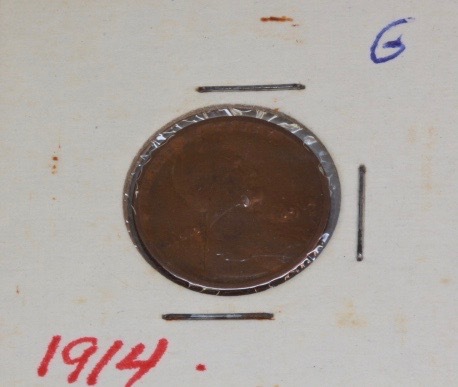lot 4096 image: 1914 Wheat penny