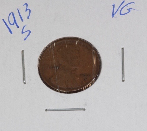 lot 4097 image: 1913 S Lincoln head, Wheat reverse Penny