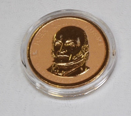 lot 4115 image: John Quincy Adams Dollar coin UNC
