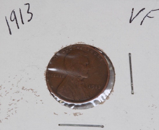 lot 4121 image: 1913 Wheat penny