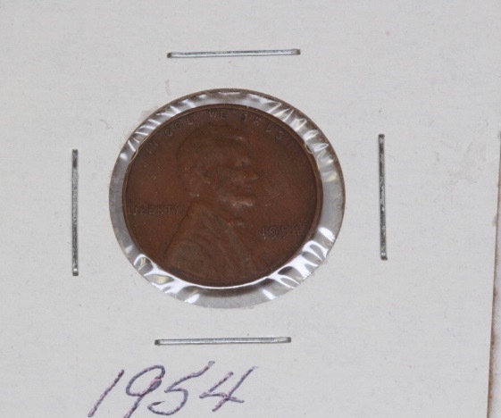 lot 4126 image: 1954 Wheat Penny