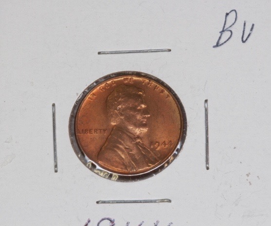 lot 4134 image: 1944 Wheat penny, BU