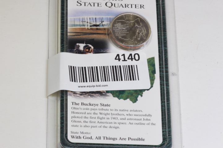 lot 4140 image: Ohio State Quarter UNC