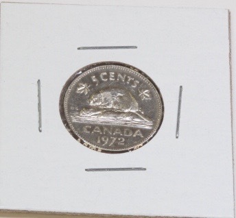 lot 4146 image: 1972 Canadian 5 cents